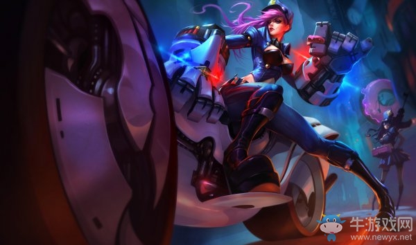 《LOL》女警官 蔚炫彩皮膚