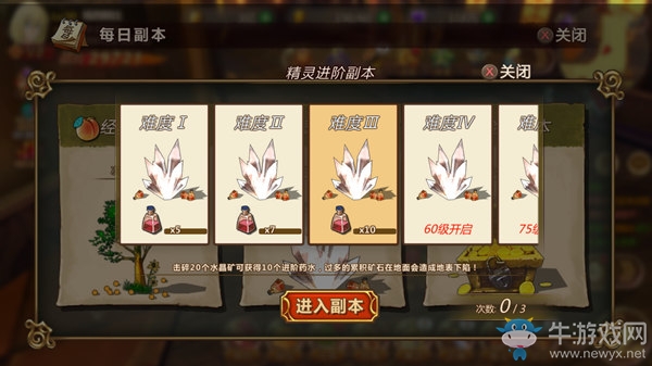 《魔法與冒險(xiǎn)》三大資源副本介紹