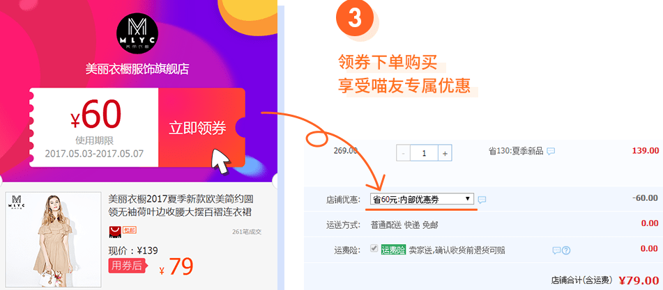 《惠喵》找優(yōu)惠券教程