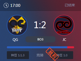 《王者榮耀》2017KPL春季賽5月13號(hào)QG vs JC比賽視頻