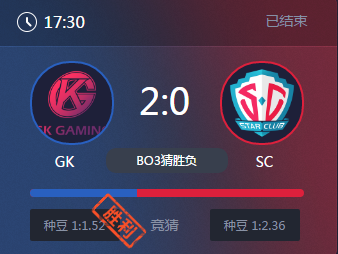 《王者榮耀》2017KPL春季賽5月26號(hào)GK vs SC比賽視頻