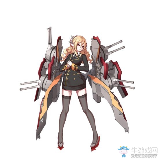 《戰(zhàn)艦少女r》厭戰(zhàn)皇家站姿同人