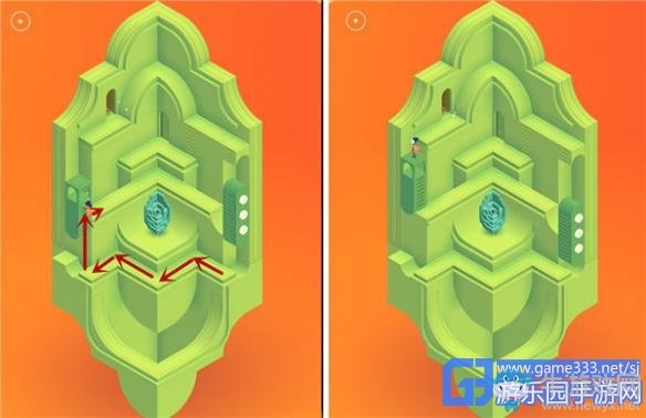 《紀(jì)念碑谷2》第九關(guān)通關(guān)攻略