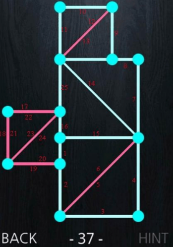 《一筆畫(huà)成》第三十七關(guān)通關(guān)攻略