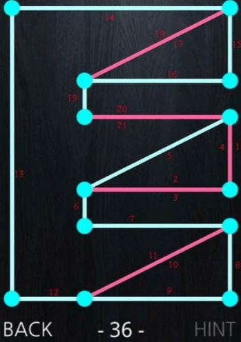 《一筆畫成》第三十六關(guān)通關(guān)攻略