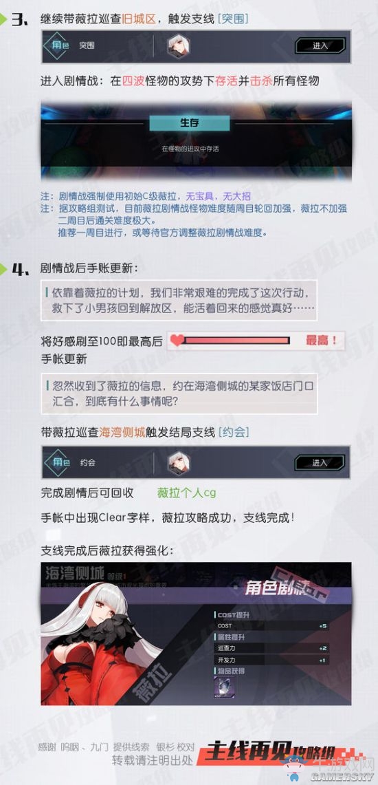 《永遠(yuǎn)的7日之都》薇拉支線攻略 薇拉好感度支線任務(wù)流程