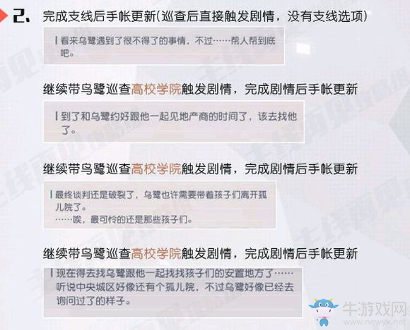 《永遠的7日之都》烏鷺支線攻略 烏鷺好感度支線流程一覽