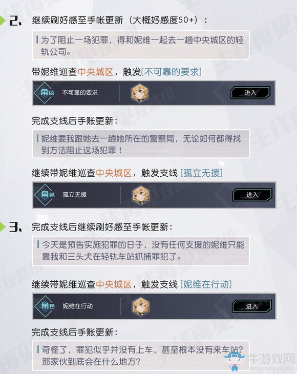 《永遠(yuǎn)的7日之都》妮維支線攻略 妮維好感度支線流程一覽
