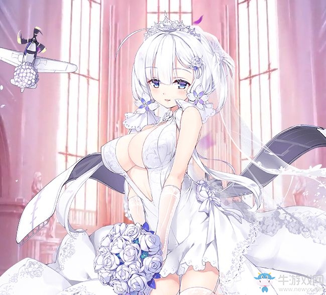 《碧藍航線》光輝結(jié)婚皮膚愛與希望的晨星立繪圖鑒欣賞