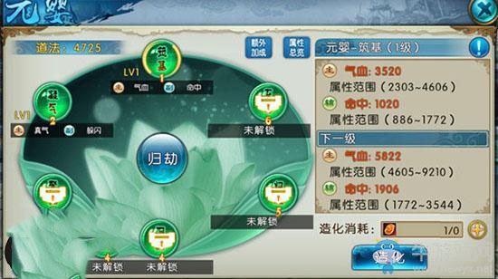 《誅仙手游》元嬰屬性各門派選擇推薦