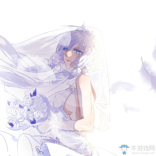 《碧藍航線》光輝婚紗福利同人圖一覽