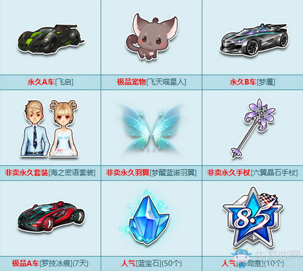 《QQ飛車》暢爽清涼一夏 永久A車飛啟等你來兌換！