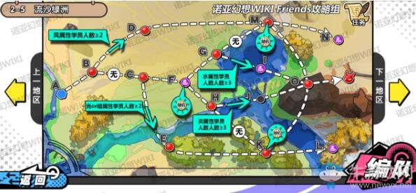 《諾亞幻想》2-5流沙綠洲推圖攻略