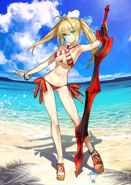 《FGO》泳裝尼祿滿破立繪圖鑒一覽
