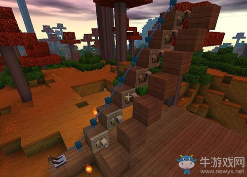 《迷你世界》隱藏樓梯制作教程