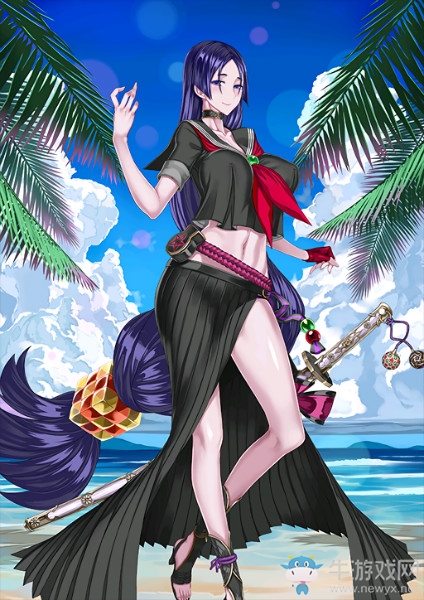 《FGO》泳裝源賴(lài)光滿破立繪圖鑒一覽