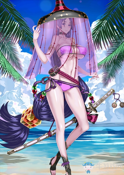 《FGO》泳裝源賴(lài)光滿破立繪圖鑒一覽