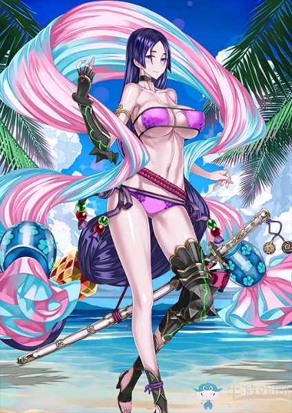 《FGO》泳裝源賴(lài)光滿破立繪圖鑒一覽