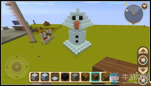 《迷你世界》雪人制作方法