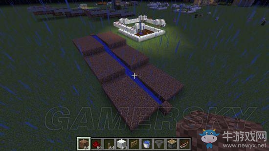 《我的世界》梯田形半自動收割機制作教程