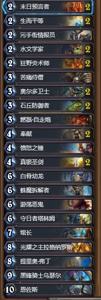 《爐石傳說》奶騎卡組分享