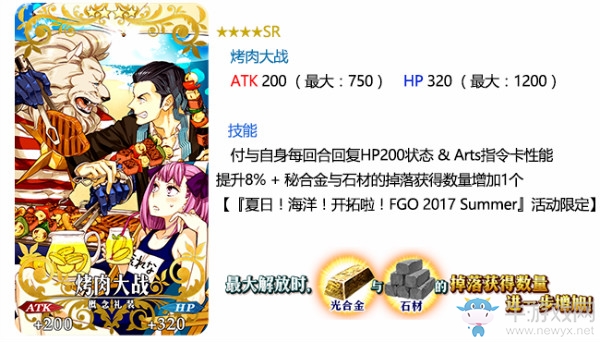 《FGO》夏日泳裝活動(dòng)第二期卡池內(nèi)容一覽