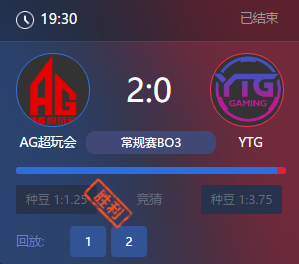 《王者榮耀》2017KPL秋季賽10月20號(hào)AG超玩會(huì) vs YTG比賽視頻