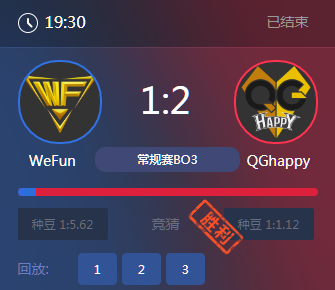 《王者榮耀》2017KPL秋季賽10月29號WF vs QG比賽視頻