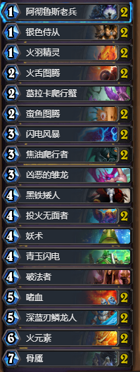 《爐石傳說》平民玩法藍白快攻薩卡組推薦