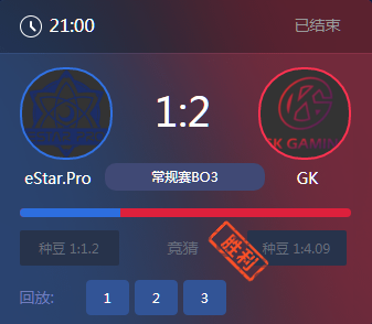 《王者榮耀》2017KPL秋季賽11月10號eStar vs GK比賽視頻