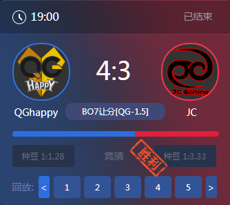 《王者榮耀》2017KPL秋季賽11月26號QG vs JC比賽視頻