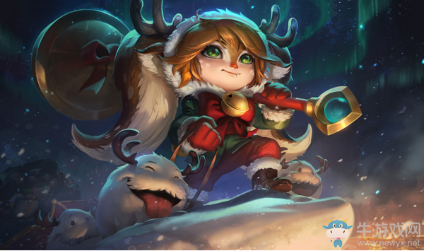 《LOL》冰雪馴鹿 波比皮膚介紹