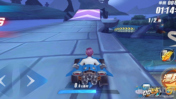 《QQ飛車》手游月光之城賽道詳解