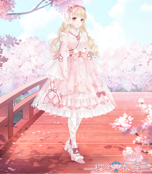 《奇跡暖暖》櫻綻春至高清圖鑒一覽