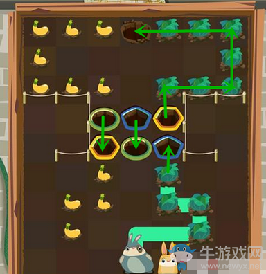 《兔子復(fù)仇記》第三章兔子洞里41-45關(guān)圖文攻略