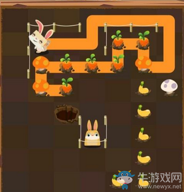 《兔子復(fù)仇記》第三章兔子洞里51-55關(guān)圖文攻略