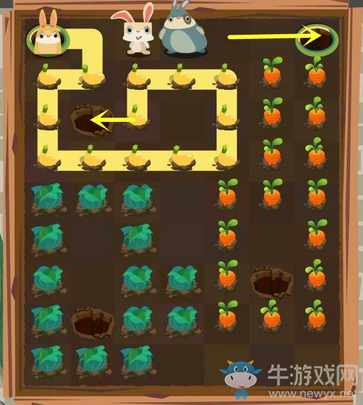 《兔子復(fù)仇記》第三章兔子洞里71-75關(guān)圖文攻略