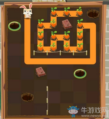 《兔子復(fù)仇記》第三章兔子洞里71-75關(guān)圖文攻略