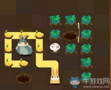 《兔子復(fù)仇記》第三章兔子洞里51-55關(guān)圖文攻略