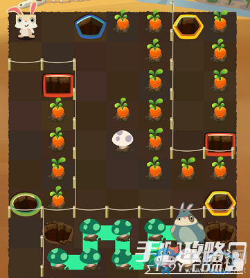 《兔子復(fù)仇記》龍舌蘭高原第17關(guān)圖文攻略