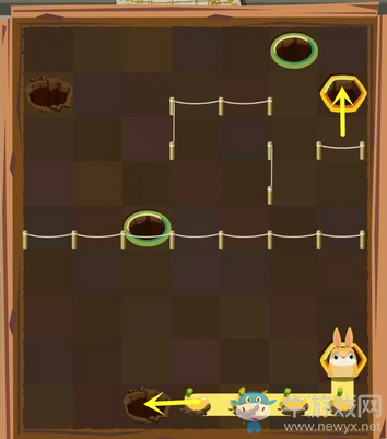 《兔子復(fù)仇記》第三章兔子洞里71-75關(guān)圖文攻略