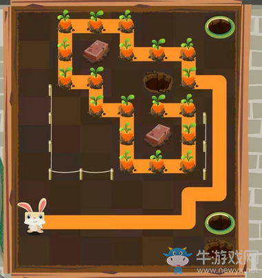 《兔子復(fù)仇記》第三章兔子洞里71-75關(guān)圖文攻略