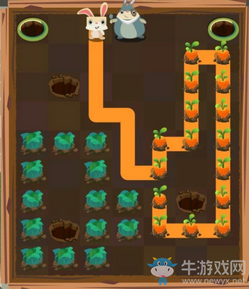 《兔子復(fù)仇記》第三章兔子洞里71-75關(guān)圖文攻略