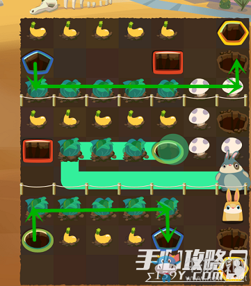 《兔子復(fù)仇記》龍舌蘭高原第22關(guān)圖文攻略
