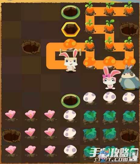 《兔子復(fù)仇記》龍舌蘭高原第24關(guān)圖文攻略
