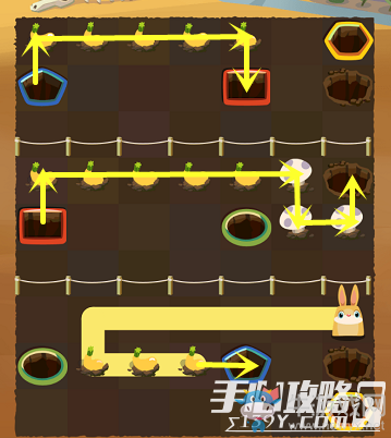 《兔子復(fù)仇記》龍舌蘭高原第22關(guān)圖文攻略