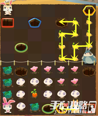 《兔子復(fù)仇記》龍舌蘭高原第48關(guān)圖文攻略