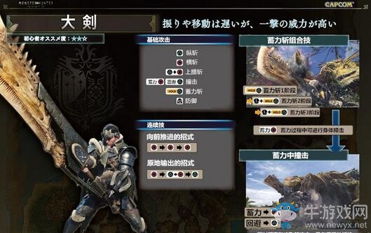 《怪物獵人：世界》大劍使用技巧