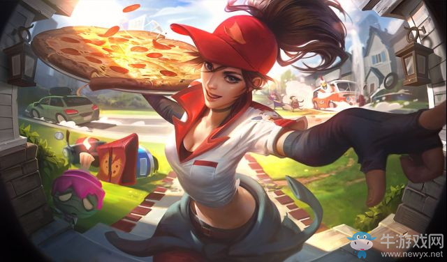 《LOL》披薩配送員 希維爾皮膚介紹