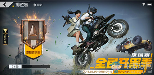 《絕地求生：全軍出擊》排位賽段位介紹